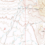United States Geological Survey Blue Jay Peak, AZ (1972, 24000-Scale) digital map