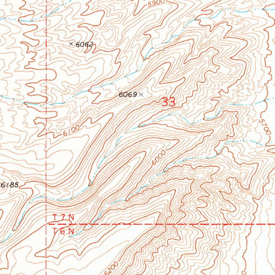 United States Geological Survey Blue Jay Spring, NV (1967, 24000-Scale) digital map