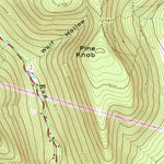 United States Geological Survey Blue Knob, PA (1963, 24000-Scale) digital map