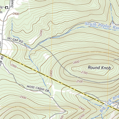 United States Geological Survey Blue Knob, PA (2023, 24000-Scale) digital map