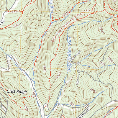 United States Geological Survey Blue Knob, PA (2023, 24000-Scale) digital map