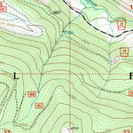 United States Geological Survey Blue Lake, WA (1994, 24000-Scale) digital map