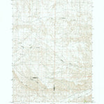 United States Geological Survey Blue Mesa East, WY (1985, 24000-Scale) digital map