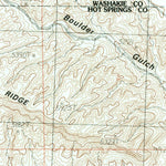 United States Geological Survey Blue Mesa East, WY (1985, 24000-Scale) digital map