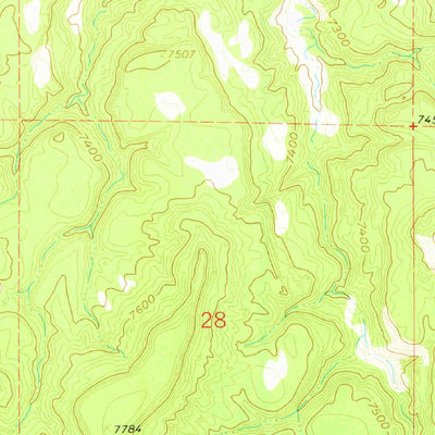 United States Geological Survey Blue Mesa, NM (1961, 24000-Scale) digital map