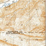United States Geological Survey Blue Mesa, WY (1914, 62500-Scale) digital map