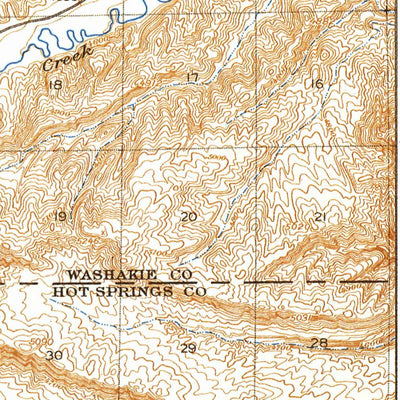 United States Geological Survey Blue Mesa, WY (1914, 62500-Scale) digital map