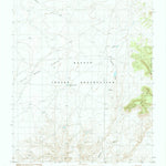 United States Geological Survey Blue Moon Reservoir, AZ (1988, 24000-Scale) digital map