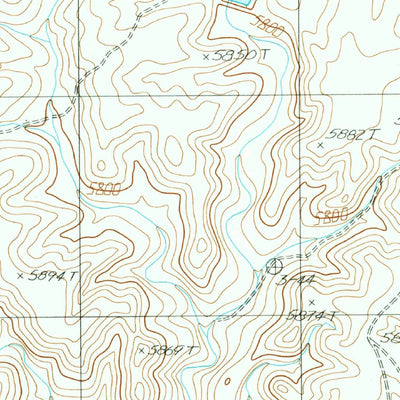 United States Geological Survey Blue Moon Reservoir, AZ (1988, 24000-Scale) digital map