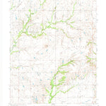 United States Geological Survey Blue Mound, OK (1972, 24000-Scale) digital map