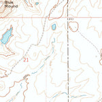 United States Geological Survey Blue Mound, OK (1972, 24000-Scale) digital map