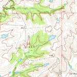 United States Geological Survey Blue Mound, OK (1972, 24000-Scale) digital map