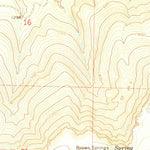 United States Geological Survey Blue Mountain, AR (1966, 24000-Scale) digital map