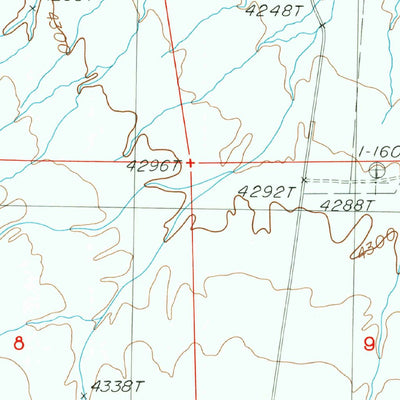United States Geological Survey Blue Mountain, AZ (1987, 24000-Scale) digital map