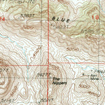 United States Geological Survey Blue Mountain, AZ (1987, 24000-Scale) digital map