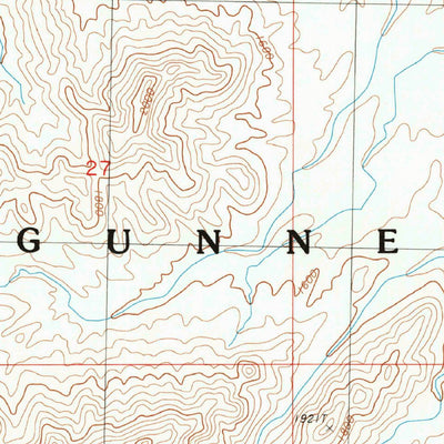 United States Geological Survey Blue Mountain, CA (1988, 24000-Scale) digital map