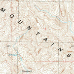 United States Geological Survey Blue Mountain, CA (1988, 24000-Scale) digital map