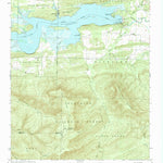 United States Geological Survey Blue Mountain Dam, AR (1966, 24000-Scale) digital map