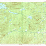 United States Geological Survey Blue Mountain Lake, NY (1989, 25000-Scale) digital map