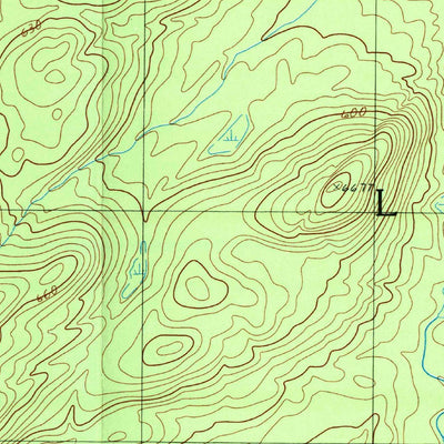 United States Geological Survey Blue Mountain Lake, NY (1989, 25000-Scale) digital map