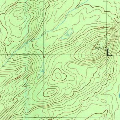 United States Geological Survey Blue Mountain Lake, NY (1997, 25000-Scale) digital map