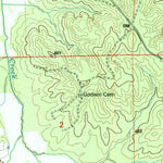 United States Geological Survey Blue Mountain, MS (2000, 24000-Scale) digital map