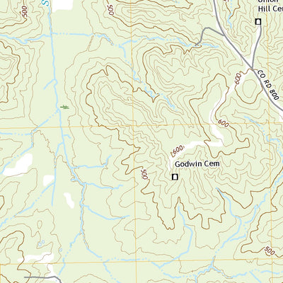 United States Geological Survey Blue Mountain, MS (2021, 24000-Scale) digital map
