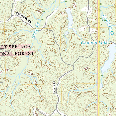 United States Geological Survey Blue Mountain, MS (2021, 24000-Scale) digital map