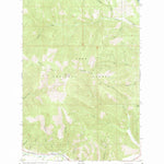 United States Geological Survey Blue Mountain, MT (1964, 24000-Scale) digital map