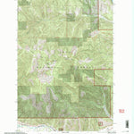 United States Geological Survey Blue Mountain, MT (1999, 24000-Scale) digital map