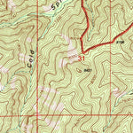United States Geological Survey Blue Mountain, NM (1995, 24000-Scale) digital map