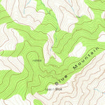 United States Geological Survey Blue Mountain, TX (1978, 24000-Scale) digital map