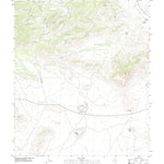 United States Geological Survey Blue Mountain, TX (2012, 24000-Scale) digital map