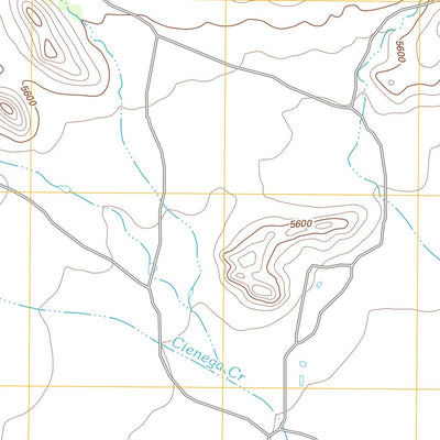 United States Geological Survey Blue Mountain, TX (2012, 24000-Scale) digital map