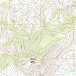 United States Geological Survey Blue Mountain, TX (2012, 24000-Scale) digital map