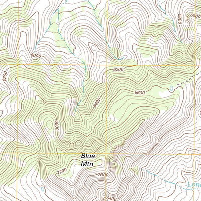United States Geological Survey Blue Mountain, TX (2012, 24000-Scale) digital map