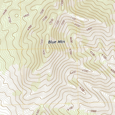 United States Geological Survey Blue Mountain, UT (2020, 24000-Scale) digital map