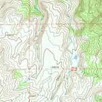 United States Geological Survey Blue Nose Creek, WY (1964, 24000-Scale) digital map