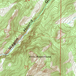 United States Geological Survey Blue Nose Creek, WY (1964, 24000-Scale) digital map