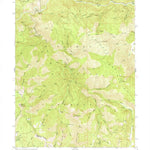 United States Geological Survey Blue Nose Mountain, CA (1951, 24000-Scale) digital map
