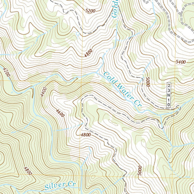 United States Geological Survey Blue Nose Mountain, CA (2021, 24000-Scale) digital map