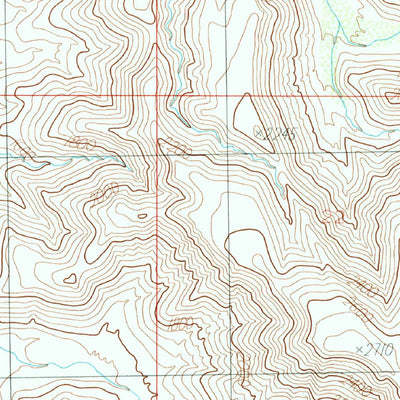 United States Geological Survey Blue Plateau, AZ (1986, 24000-Scale) digital map