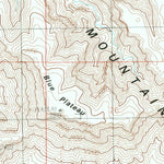 United States Geological Survey Blue Plateau, AZ (1986, 24000-Scale) digital map