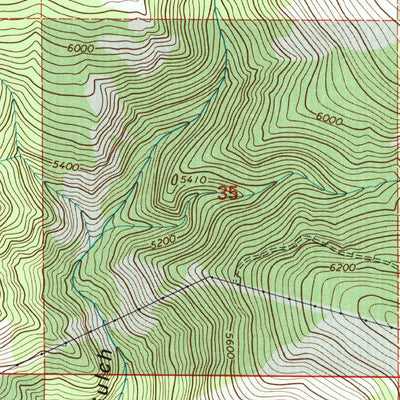 United States Geological Survey Blue Point, MT (1999, 24000-Scale) digital map