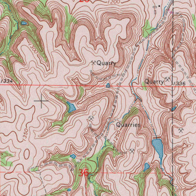 United States Geological Survey Blue Rapids, KS (1968, 24000-Scale) digital map