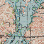 United States Geological Survey Blue Rapids, KS (1986, 100000-Scale) digital map