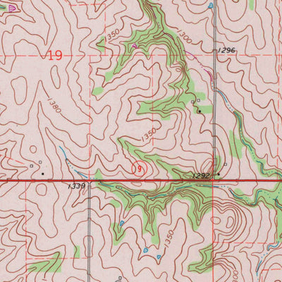 United States Geological Survey Blue Rapids NE, KS (1968, 24000-Scale) digital map