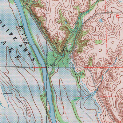 United States Geological Survey Blue Rapids NE, KS (1968, 24000-Scale) digital map