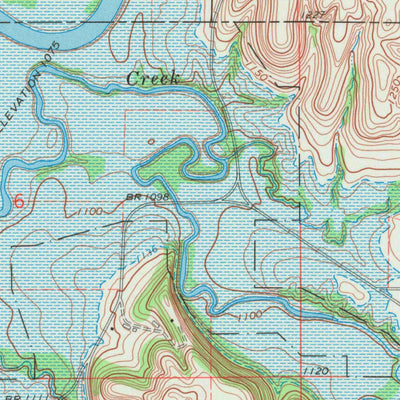 United States Geological Survey Blue Rapids SE, KS (1968, 24000-Scale) digital map