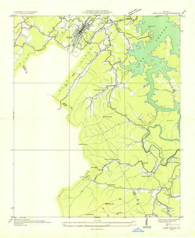 United States Geological Survey Blue Ridge, GA (1935, 24000-Scale) digital map